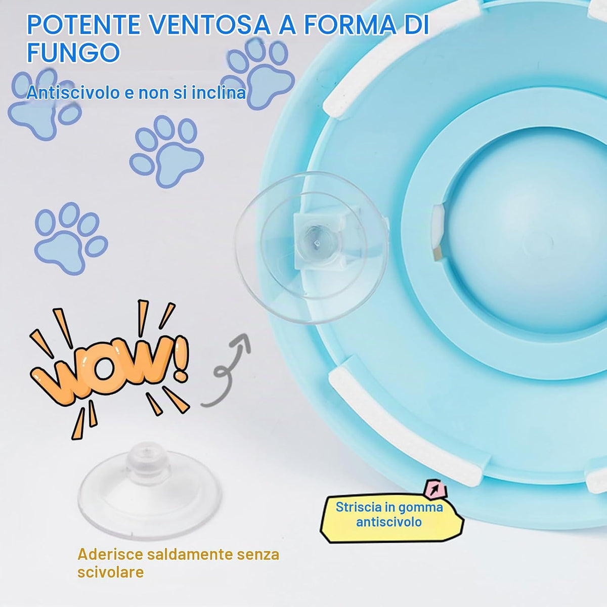Lick Mate per Cani,Cane Slow Feeder Lick Bowl