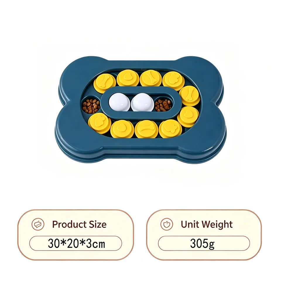 Dog Puzzle Toys Slow Feeder Interactive Brain Increase Puppy IQ Food Dispenser Nonslip Slowly Eating Bowl Pet Cats Dogs Training