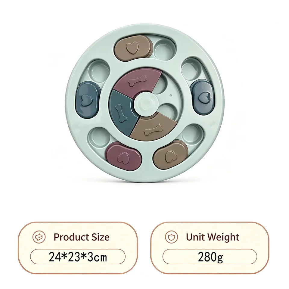 Dog Puzzle Toys Slow Feeder Interactive Brain Increase Puppy IQ Food Dispenser Nonslip Slowly Eating Bowl Pet Cats Dogs Training