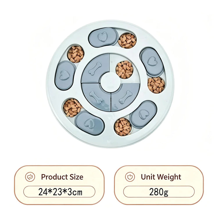Dog Puzzle Toys Slow Feeder Interactive Brain Increase Puppy IQ Food Dispenser Nonslip Slowly Eating Bowl Pet Cats Dogs Training