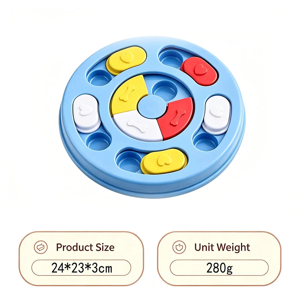 Dog Puzzle Toys Slow Feeder Interactive Brain Increase Puppy IQ Food Dispenser Nonslip Slowly Eating Bowl Pet Cats Dogs Training