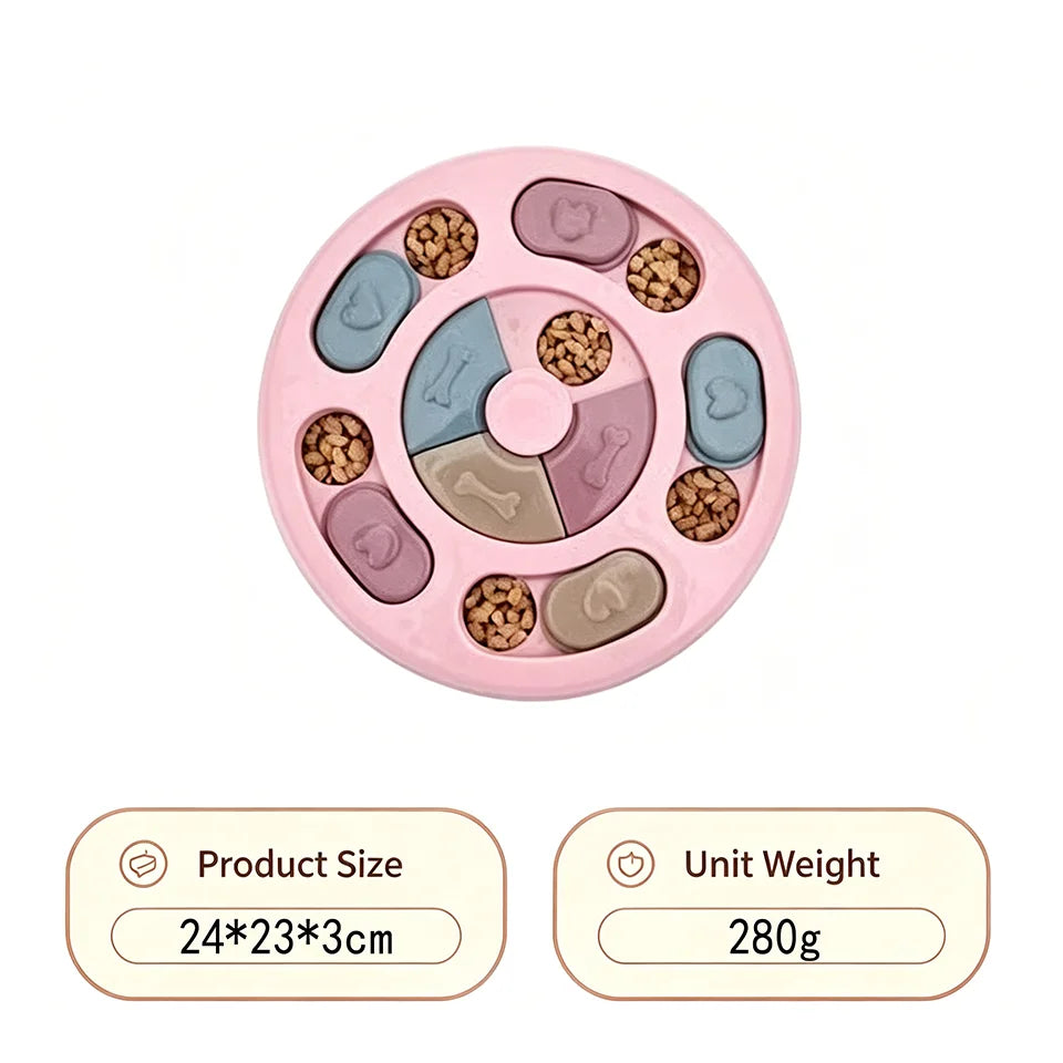 Dog Puzzle Toys Slow Feeder Interactive Brain Increase Puppy IQ Food Dispenser Nonslip Slowly Eating Bowl Pet Cats Dogs Training