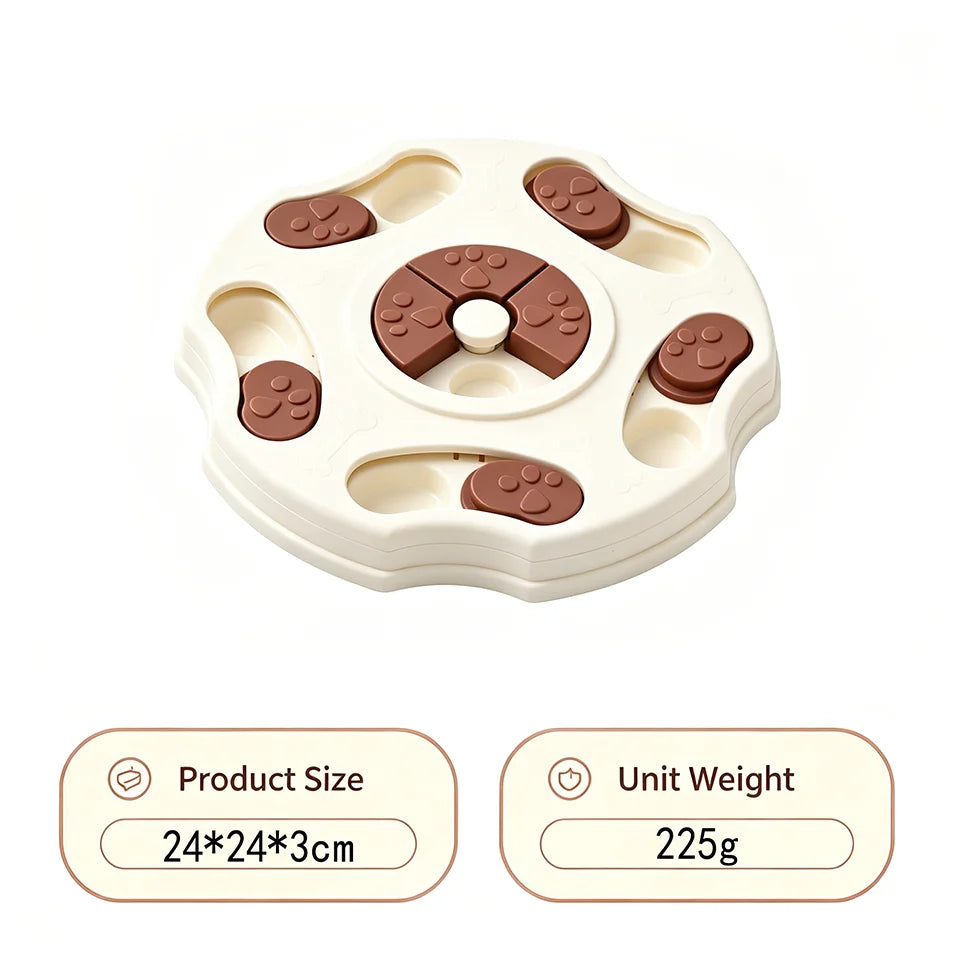 Dog Puzzle Toys Slow Feeder Interactive Brain Increase Puppy IQ Food Dispenser Nonslip Slowly Eating Bowl Pet Cats Dogs Training