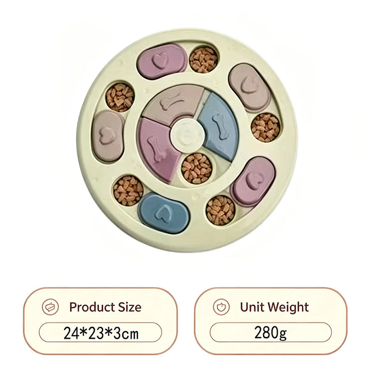Dog Puzzle Toys Slow Feeder Interactive Brain Increase Puppy IQ Food Dispenser Nonslip Slowly Eating Bowl Pet Cats Dogs Training