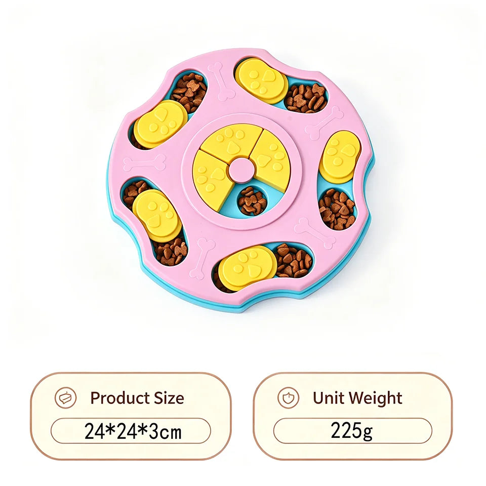 Dog Puzzle Toys Slow Feeder Interactive Brain Increase Puppy IQ Food Dispenser Nonslip Slowly Eating Bowl Pet Cats Dogs Training